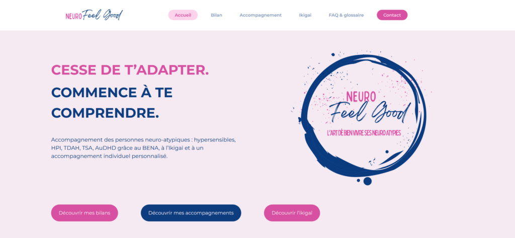 Site administrable Neuro feel good